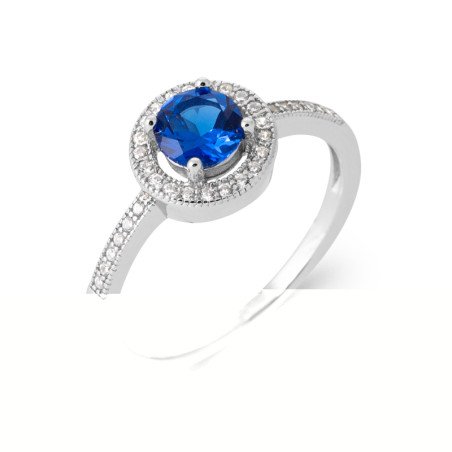 BAGUE ARGENT 925 RHODIE OZ PS
