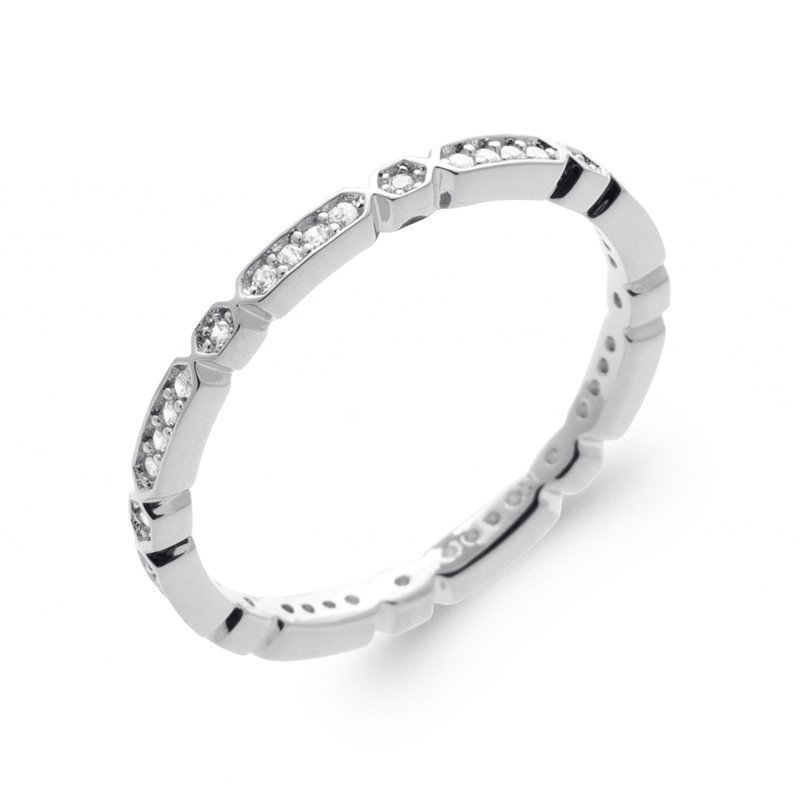 BAGUE ARGENT 925 RHODIE OZ