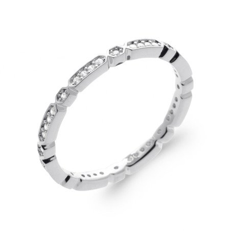 BAGUE ARGENT 925 RHODIE OZ