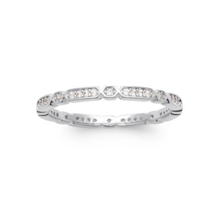 BAGUE ARGENT 925 RHODIE OZ