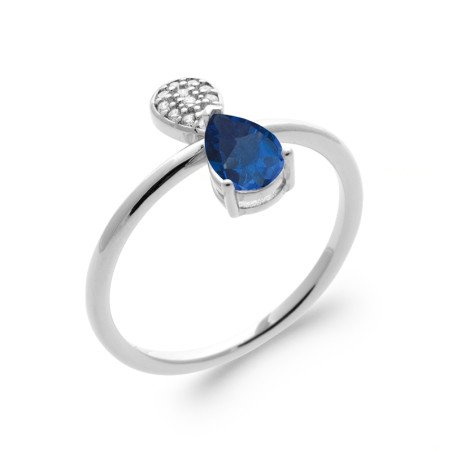 BAGUE ARGENT 925 RHODIE OZ PS