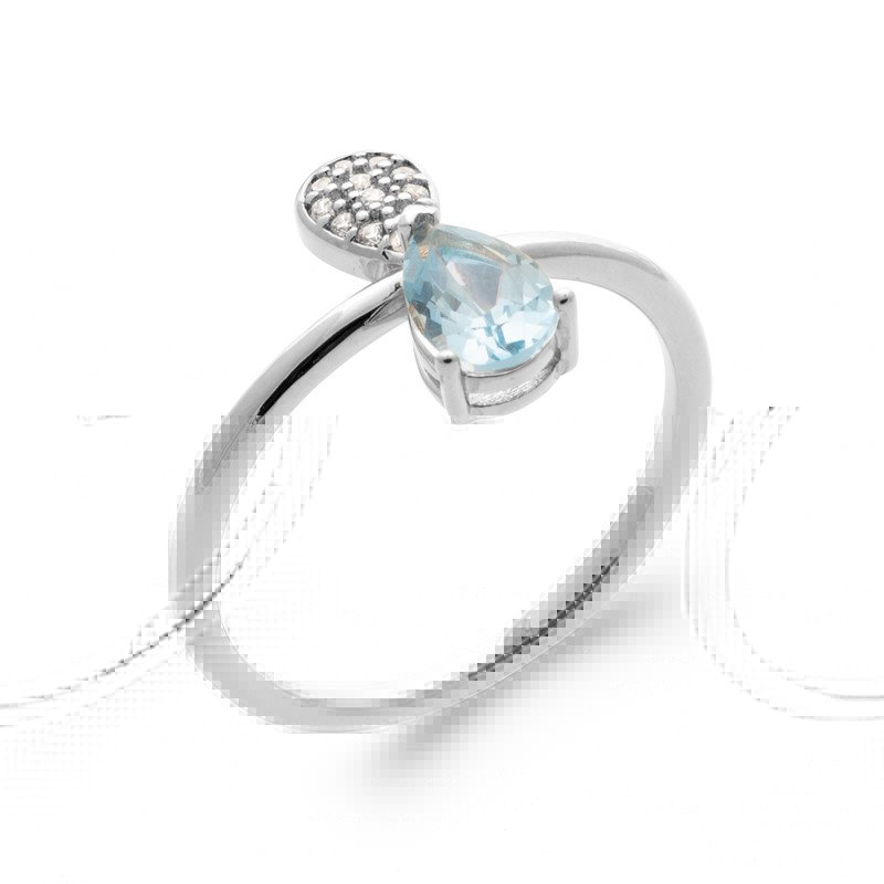 BAGUE ARGENT 925 RHODIE OZ PS