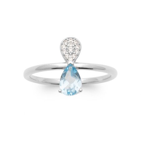 BAGUE ARGENT 925 RHODIE OZ PS