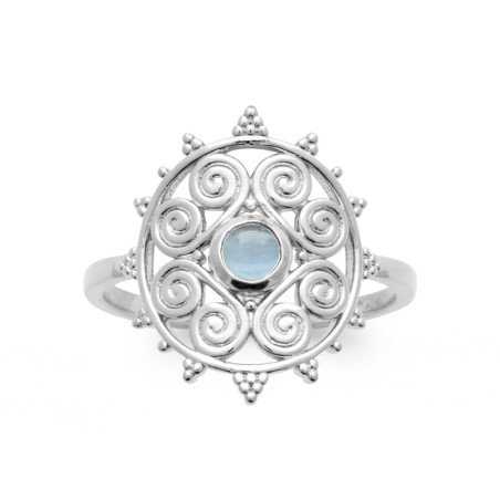 BAGUE ARGENT 925 RHODIE PS
