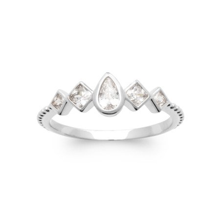 BAGUE ARGENT 925 RHODIE OZ