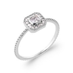 BAGUE ARGENT 925 RHODIE OZ