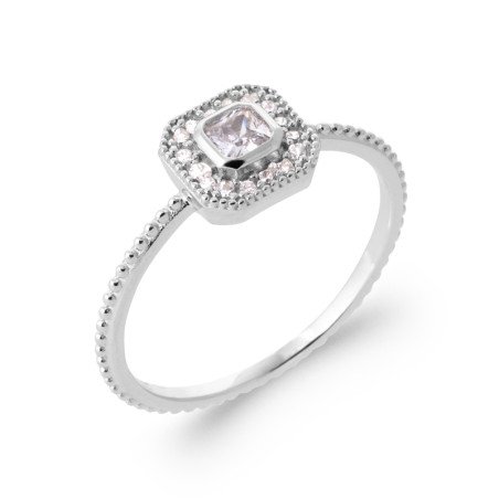 BAGUE ARGENT 925 RHODIE OZ