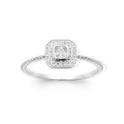 BAGUE ARGENT 925 RHODIE OZ