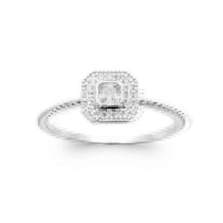 BAGUE ARGENT 925 RHODIE OZ