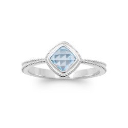 BAGUE ARGENT 925 RHODIE PS