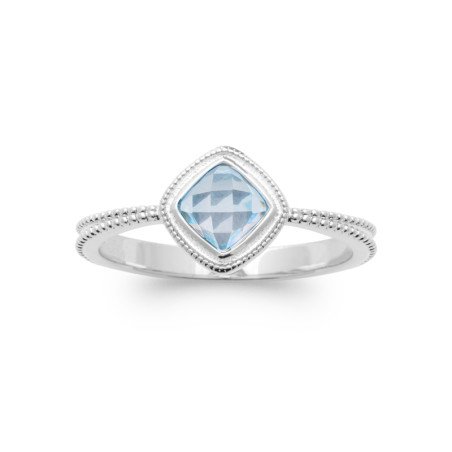 BAGUE ARGENT 925 RHODIE PS