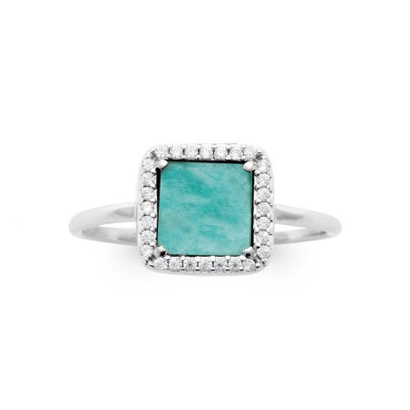 BAGUE ARGENT 925 RHODIE OZ PV