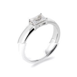 BAGUE ARGENT 925 RHODIE LAQUE OZ