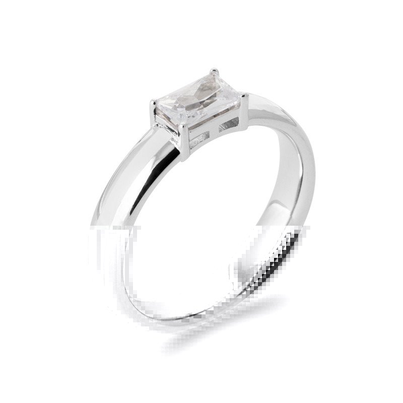 BAGUE ARGENT 925 RHODIE LAQUE OZ