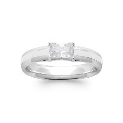 BAGUE ARGENT 925 RHODIE LAQUE OZ