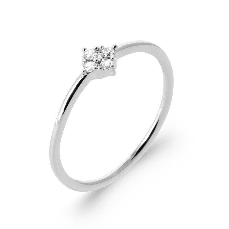 BAGUE ARGENT 925 RHODIE OZ