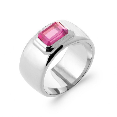 BAGUE ARGENT 925 RHODIE PS