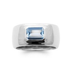 BAGUE ARGENT 925 RHODIE PS