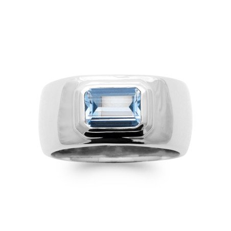BAGUE ARGENT 925 RHODIE PS