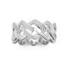 BAGUE ARGENT 925 RHODIE OZ