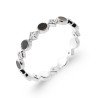 BAGUE ARGENT 925 RHODIE LAQUE OZ