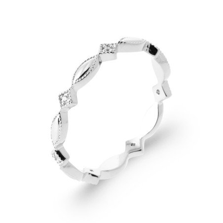 BAGUE ARGENT 925 RHODIE OZ
