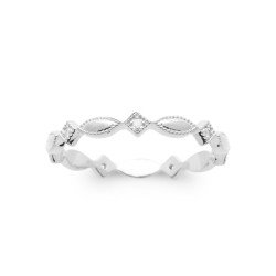 BAGUE ARGENT 925 RHODIE OZ