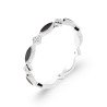 BAGUE ARGENT 925 RHODIE LAQUE OZ