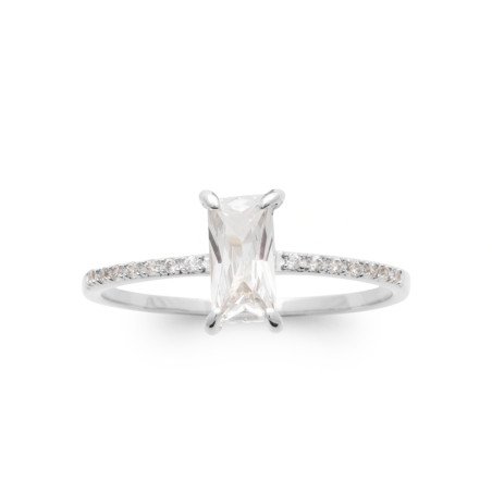 BAGUE ARGENT 925 RHODIE OZ