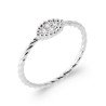 BAGUE ARGENT 925 RHODIE OZ