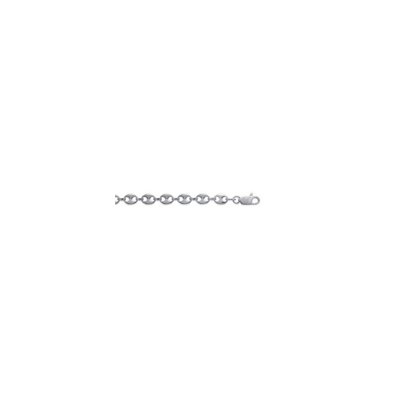 Bracelet Maille Grain de Café Argent 925
