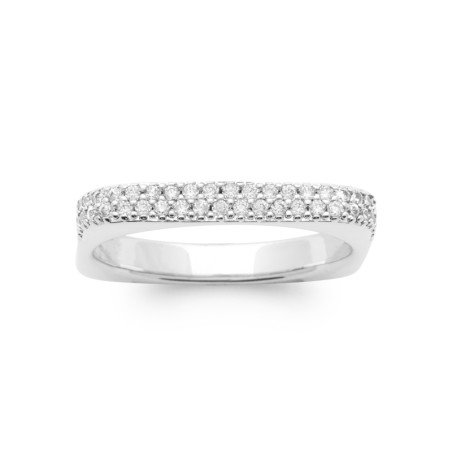 BAGUE ARGENT 925 RHODIE OZ