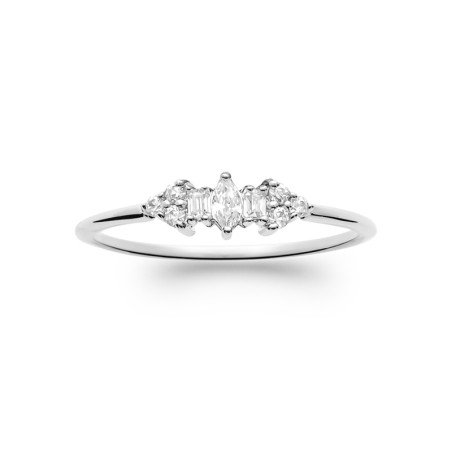 BAGUE ARGENT 925 RHODIE OZ