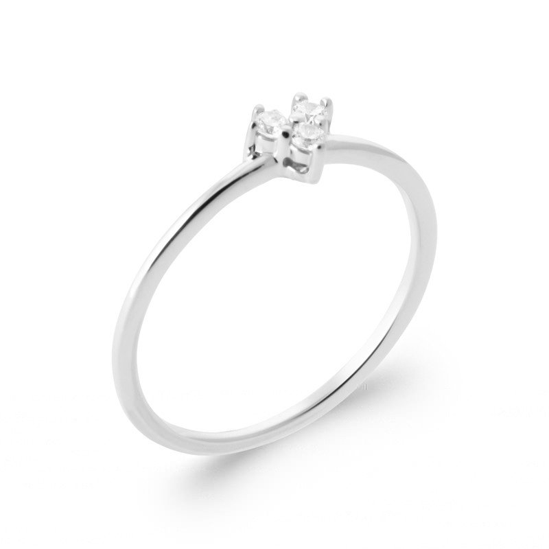 BAGUE ARGENT 925 RHODIE OZ