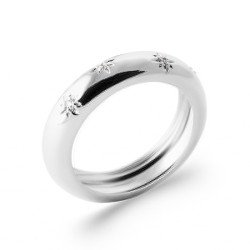 BAGUE ARGENT 925 RHODIE OZ