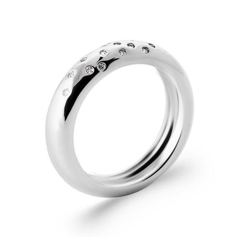 BAGUE ARGENT 925 RHODIE OZ