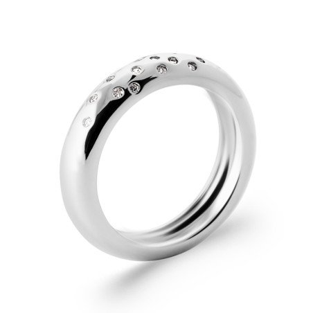BAGUE ARGENT 925 RHODIE OZ
