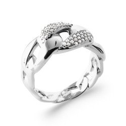 BAGUE ARGENT 925 RHODIE OZ