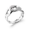 BAGUE ARGENT 925 RHODIE OZ