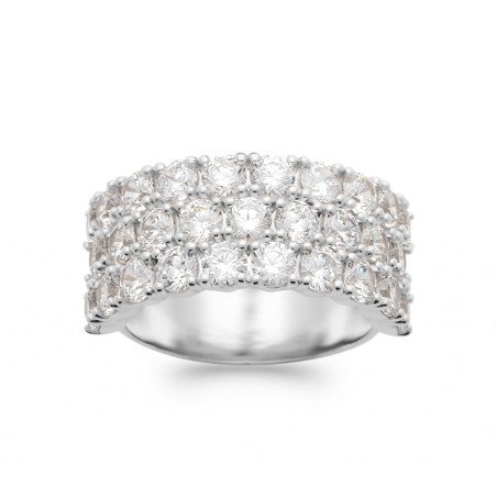 BAGUE ARGENT 925 RHODIE OZ