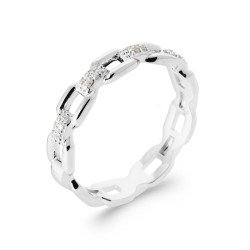 BAGUE ARGENT 925 RHODIE OZ