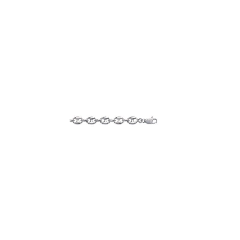 Bracelet Maille Grain de Café Argent 925