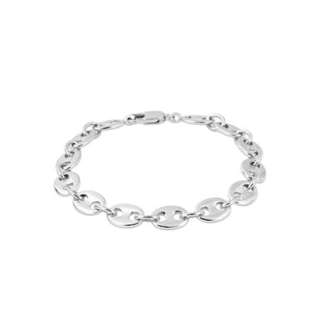 Bracelet Maille Grain de Café Argent 925