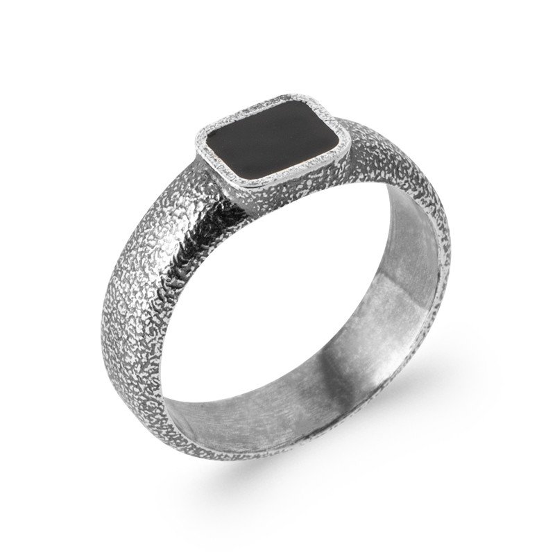 BAGUE ARGENT 925  LAQUE