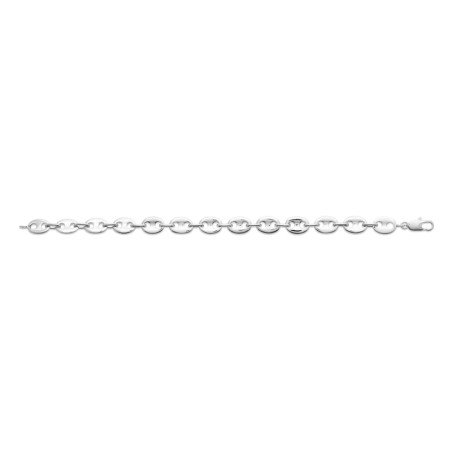 Bracelet Maille Grain de Café Argent 925