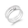 BAGUE ARGENT 925 RHODIE OZ