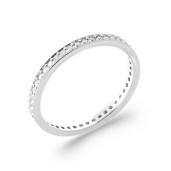 BAGUE ARGENT 925 RHODIE OZ