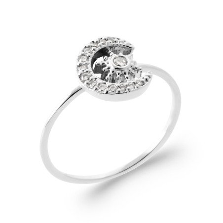BAGUE ARGENT 925 RHODIE OZ