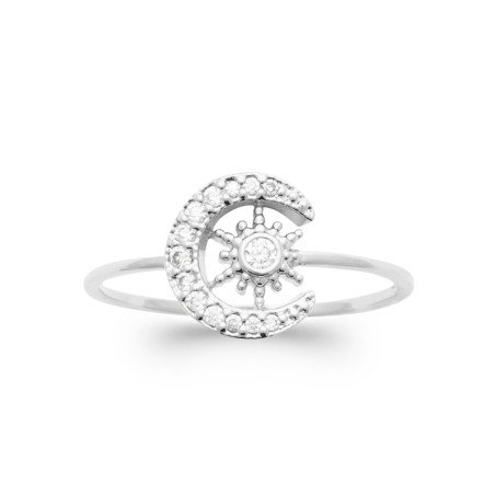 BAGUE ARGENT 925 RHODIE OZ