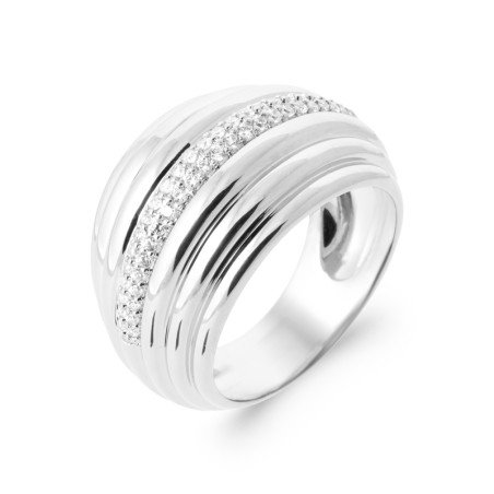 BAGUE ARGENT 925 RHODIE OZ